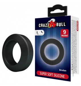 CRAZY BULL - Brodan Super Soft Silicon Male Delay Cock Rings (Model 9)